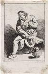 CORNELIS BEGA Collection of 17 etchings.